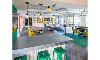 Well-appointed clubhouse with tv lounge & kitchen